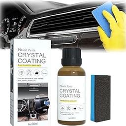 Crystal Coating for Car Bike Plastic Parts | 30ml PVC Restorer for Car Revitalizing Coating Agent-image-9