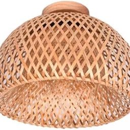 The Style Sutra 3xBamboo Wicker Rattan Light Fixture Flush Mount Hanging Ceiling Lamp 30x18cm|Home & Garden | Lamps, Lighting & Ceiling Fans | Chandeliers & Ceiling Fixtures-picture-27