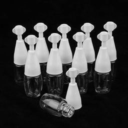 CALANDIS 10x Refillable Essential Oil Dropper Bottles Clear Trial Jar Cannings 10ml | | Natural & Alternative Remedies-44