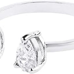 92.5 Silver Women's Do Anmol Ratan Finger Ring | Perfect Gifting For Every Occasion | With Certificate Of Authenticity and Jewelry Care Mannual | Silver | Fits From Sizes 9 to 11-image-20