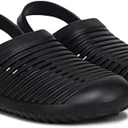 Bentley Comfort Clogs with Ventilated Design, Slip-Resistant Sole, Black-image-45