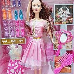 SUPER TOY Beautiful Long Hair Single Doll for Kids Girls, Doll Toy for Girl, Baby Doll Play Set for Kids, Birthday Gift for Girl, Doll Toy Set for Girls - Accessories Included-image-64
