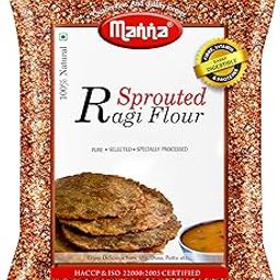 Manna Sprouted Ragi Flour, 1Kg | 100% Natural Sprouted Finger Millet Flour | Nachni Atta | Kelvaragu Flour | Rich in Calcium & Protein 500g (Pack of 2)-image-75