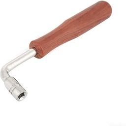 Professional Piano Tuner Spanner L-shape Piano Tuning Hammer Lever Wrench Hardwood Handle Guzheng Repair Tool-picture-1