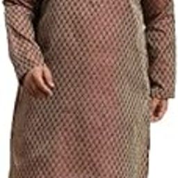 (Since 1958, Men's Silk Blend Grey Kurta Pyjama & Silk Blend Jacket Combo-picture-11