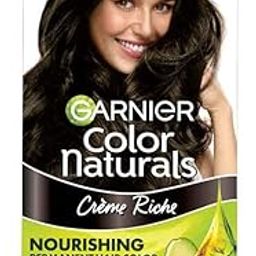 Garnier Color Naturals Crème hair color, Shade 3 Darkest Brown, 70ml + 60g-image-100