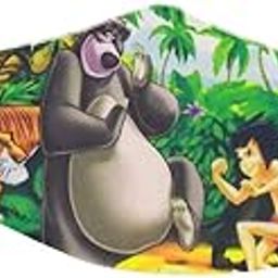 BookMyCostume Mowgli Cartoon Cotton Kids Mask - Premium 2-10 yrs-picture-3