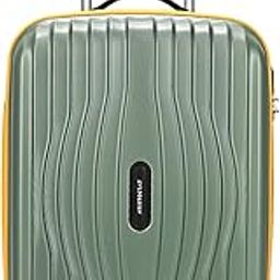 Vortex Plus | Cabin Trolley Bag, 55 Cm, Small Hardside Luggage | 8 Wheels, Combination Lock | Polycarbonate | 3 Year International Warranty | Thyme Green-2