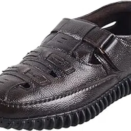 mochi Men Fisherman Leather Sandal-picture-1