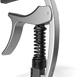 D'Addario PW-CP-09S NS Tri-Action Capo, Silver-image-46