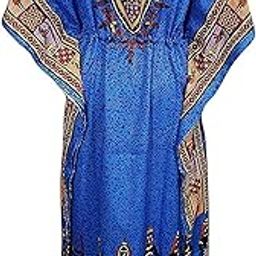 African Dashiki Kaftan Boho Hippe Dress Long Length Maxi Caftan-image-60