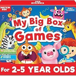 EINSTEIN BOX My Big Box of Games for Toddlers 2+ | Toys & Gifts for Boys & Girls Ages 2-5 Years Old | Kids Board Games | Birthday Gift for Kids Ages 2,3,4,5 Years | Educational Toys |-32