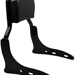 Dhe Best RBP20 Harley Style Full Backrest Support Cushion Pillion Bar for RE Classic 350 (Black)-1
