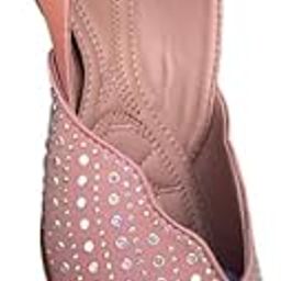 Women's Embellished Jutti Mojari – Designer Slip-On Traditional Ethnic Footwear with Sparkling Stone Detailing – Comfortable Flat Shoes for Festive & Casual Wear-image-33