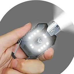 WARSUN G3 Mini Multifunctional LED Keychain Flashlight -Featuring Adjustable Zoom, Side Light, Type-C Charging Port This Compact, Portable Flashlight is Perfect for EDC, Hiking, & Camping, 500 Lumens-98