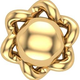 18K/14K Yellow/White Gold Nose Pin(Screw/wire) for Women-image-34