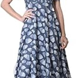 deckedup Women's Fit and Flare Maxi Length Dress-picture-8