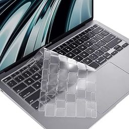 Oaky Keyboard for MacBook Air M1 13 inch 2020 Release Model A2179, A2337 Touch ID & Retina Display Ultra Thin Keyboard Cover Waterproof Dust-Proof Keyboard Protector Protective Skin - TPU Clear-9