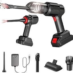 Zorzel Portable Car Vacuum - Handheld-Car-Vacuum-Cordless - Portable-Car-Vacuum-With-21000pa-High-Power-Suction-Home-Office-Pet - Car Dust Cleaner-image-13