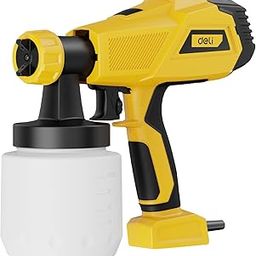 Deli EDC090 450W Electric Paint Sprayer Gun with Measuring Cup 800 ml Capacity 700 ml/RPM High-Pressure Spraying Machine for Painting Cars, Wood, Furniture, Wall and Woodworking (Pack of 1)-image-53
