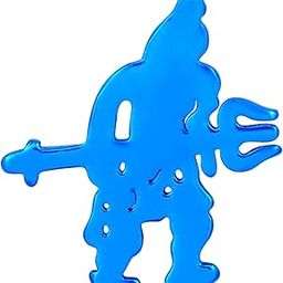 Stainless Steel Lord Shiv Shiva Mahadev Trishul Design Blue Religious Fancy Screw Back Single Ear Stud Earring Fashion Piercing Retainer Piercing Jewelry for Mens/Boys (1 PC)-image-96