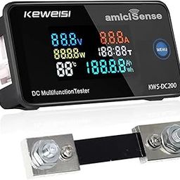 amiciSense 100A DC Energy Meter 6-in-1 Voltage, Current, Power & Energy Monitoring for Precise DC System Management-23