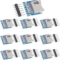 DKARDU 11 pcs SD Card Module Micro SD SDHC TF Card Adapter Reader Module with SPI Interface Level Conversion Chip with pinheader for Arduino-image-2