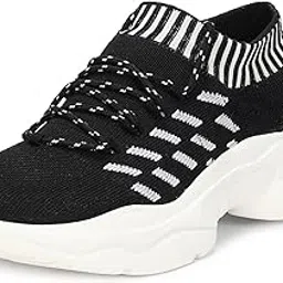 kraasa Memory Foam Comfort Shoes Women Running | Walking | Training | Gym| Jogging | Sneaker | Athletic | Lace up | Flexible | Lightweight | Daily use for Women & Girls-picture-19