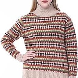 Women’s Winter Wear Knitted High Neck Sweater - Soft Woolen Pullover for Cold Weather- Casual & Comfortable Fit- Full Sleeve Warm Sweater for Women-image-9