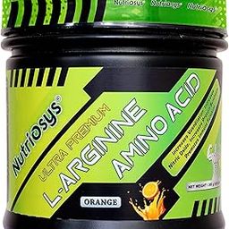 Nutriosys L-arginine Amino Acid Powder 300gm, Faster Recovery, Boosts Nitric Oxide Levels, Tangy Orange Flavour-image-74