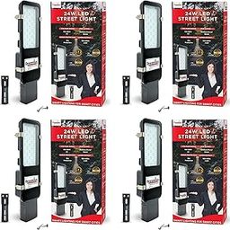 Dreamlux Street Light 24 Watt LED Street Light | Street Lights Outdoor Waterproof | BIS Certified | Upto 85% Energy Saving | Aluminium Body | Road Light- Cool White (Pack of 4PC)-image-42