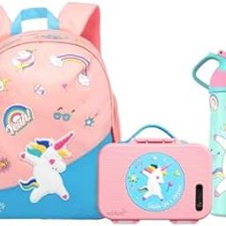 Personalized Smart School Kit –2 Years Brand Warranty | 14-Inch Kids Backpack + Munchbee Leak-Proof Lunch Box + Zylo 550 ml Stainless-Steel Insulated Water Bottle (Sizzle) | School Bag Set-image-58