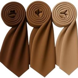 Trending Plain Chiffon Georgette Fancy Hijab/Scarves/Shawl/Stoles/Duppatta Combo of 3 Muslim Women Malaysian Soft College Girls Abaya Scarf Collection (Dark Mocha, Brown, khaki)-image-66