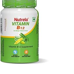 NUTRELA Patanjali Vitamin B12 Biofermented Plant Based Supplement for Men & Women with Moringa and Alovera Extract - 30 Veg Capsules-image-3