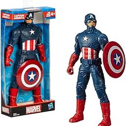 MARVEL Avengers Captain America 9.5-inch Scale Action Figure Toy, Comics-Inspired Design, for Ages 4 and Up-18