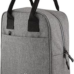HIGHFLIER Insulated Lunch/Tiffin/Travel/Storage Bag | Leakproof Keeps Hot and Cold | Unisex Lunch Box Bag for Kids, Men & Women for Office, Picnic, School (Grey)-image-58