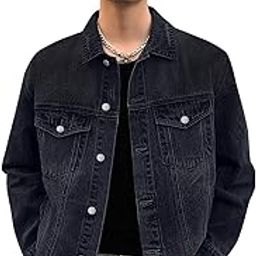 Men's Regular Fit Washed Full Sleeve Denim Jacket-image-25