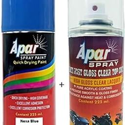 APAR Automotive Spray Paint Nexa Blue (RC Colour Name) +GC, Compatible for Maruti Cars -225 ml (Pack of 2-Pcs)-image-20