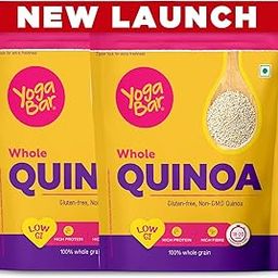 Yogabar Quinoa 2 kg (1 kg, Pack of 2) | Gluten Free Quinoa | Weight Loss alternative to Rice and Wheat | High In Iron & Fibre-16