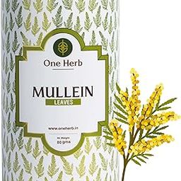 One Herb - Mullein Tea 80g || Verbascum Thapsus L || Mullein Leaf for Lungs Detox Tea || Herbal Support For Healthy Respiratory & Immunity || Helps Soothe Sore Throat || Helps Relieve Anxiety-image-45