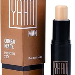 Natural Concealer For All Skin Type For Men (Light Shade), 4.4G|Erase Dark Circles, Scars, Pigmentation| Perfection Stick For Perfect Skin, Medium Coverage|With Shea Butter And Vitamin E-32