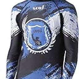 USI Universal Rash Guard for Gym, Running, Cycling, Swimming, Cricket, Basketball | Rashguard Swimming Costume for Men | Rash Guard for Man (X-Large, Blue)-image-13