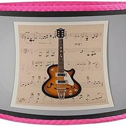 QWNMD Belly Band Musical Guitar Print Printed Sweat Band Waist Trainer Waist Trimmer for Women And Men Sweat Band Waist Trainer for Training And Workouts-image-53