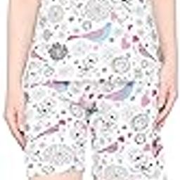 Women's All Over Printed top & Shorts Pack of One Night Suit Set-picture-18