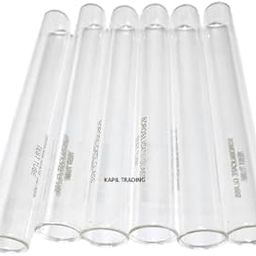 Borosilicate Glass Test tube 15 x 125mm pack of 6 with rim-2