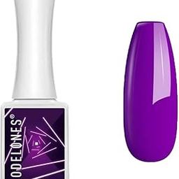 Modelones Neon Gel Nail Polish From BELLE GAGA Hot Bright Nail Polish Purple LED Gel Nail Popular Nail Art DIY Manicure Gifts DIY Salon-image-87