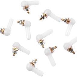 CLUB BOLLYWOOD® 10 Pieces PVC M2 Link Rod End Ball Joint for RC Car and RC Boat Parts|Toys & Hobbies | Radio Control & Control Line | RC Model Vehicle Parts & Accs |10 Piece Ball Joints Tie Rod-picture-13