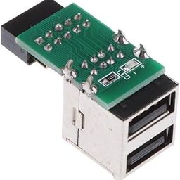 Club Bollywood®9Pin Motherboard to Double Layer 2Port Usb2.0 Female Internal Header Adapter| Computer Cables & Connectors |• Computers/Tablets & Networking|1X 9Pin to Usb2.0 Adapter Card-picture-24