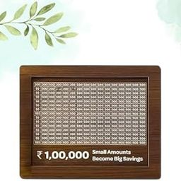 Coin Bank/Piggy Bank, Coin Boxs, Coin Boxs with Carved Design for Kids/Children, Savings Challenge Boxs Cashbox Cash Vault Wooden Savings Boxs Wooden Coin Piggy Bank, Save Boxs Smash,-image-61
