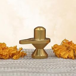 Astrotalk Shivling in Pure Brass | Sacred Shiva Lingam for Puja Mandir, Meditation or Abhishek Rituals | Compact Lord Shiva Idol for Home Temple or Return Gifts for Pooja | 5x2.5x4.5 cm | 1 Piece-image-19